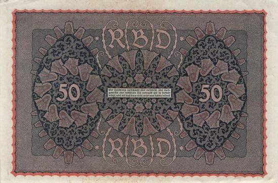 50 Mark 1919 ro.62a UM